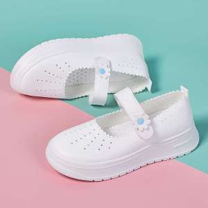 [Free Shipping] Nurse Shoes For Women Soft-Soled-Grade Odor-Resistant Height-Increasing Non-Slip Comfortable For The Feet Summer White Shoes High Heels
