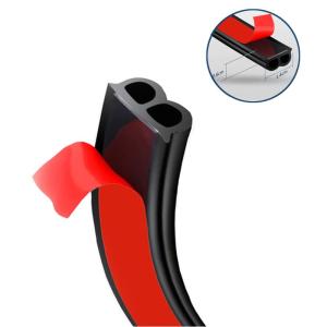 4 meters B/D type door sealing strip car rubber sound insulation Sealing Noise Protector Strip car accessories