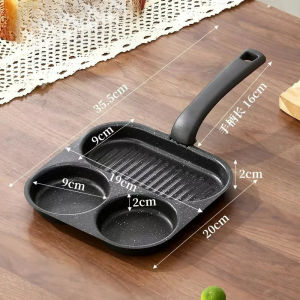 MLADEN Kitchen Egg Steak Frying Pan Nonstick Pancake Pans Suitable for Gas Stove Induction Cooker