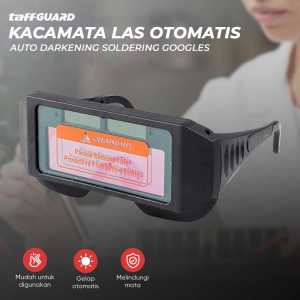 COD TaffGUARD Kacamata Tukang Las Anti Silau Solar Otomatis Auto Darkening Welding  pelindung mata