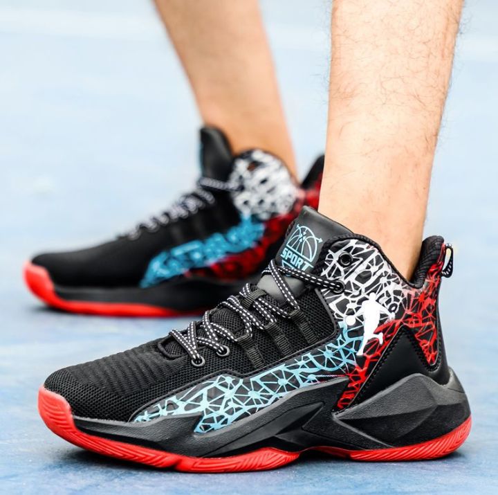Basketball Shoes For Men high top rubber sneakers Cushioning