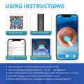 【SKIT SG】Ear Wax Removal Cleaner Intelligent Visible Ear Spoon with Camera 1296P HD Video Otoscope Earwax Cleaning Wireless Endoscope Earpick for Kids Adults, Earwax Removal Cleaner Visual Ear Cleaner with 3.5mm Camera 6 LED Light 1296P FHD Video Otoscope. 