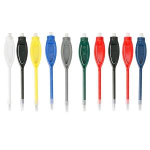 10PCS nhiều màu Golf scorecard bút chì với tẩy xách tay thể thao Phụ kiện dụng cụ hỗ trợ huấn luyện chơi golf