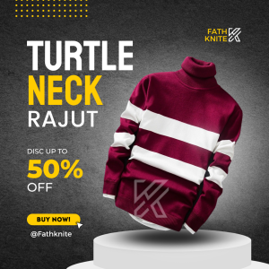 Fath. Knite Sweater Rajut Turtle Neck Pria Wanita Kerah Panjang Kerah Tinggi Bahan Rajut 12 Gauge baju pria lengan panjang/sweater rajut/turtleneck/kaos leher tinggi/jaket rajut/baju rajut/Lengan Panjang/Pria dan wanita/baju turtleneck/Leher panjang