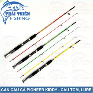 Cần Câu Tôm Cá Pioneer Kiddy Đặc Ruột 1m2. 1m35 1m5 Đủ Màu