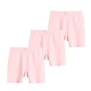 【3Pcs/Set】Girls Safety Pants Women Summer Leggings Double-layer Gear Underwear Three-point Pants Anti-bare High Elasticity