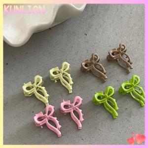 [KUNLIAN] กิ๊บติดผมขนาดเล็กหัวเจ้าหญิงสีสันสดใสกิ๊บติดผมโลหะผมหักปิ่นปักผมหน้าม้า