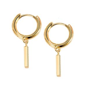 Sophisticated Silver Rod Drop Earrings Delicate Silver Rod Drop Earrings Stylish and Timeless Ear Rings Charm for Women