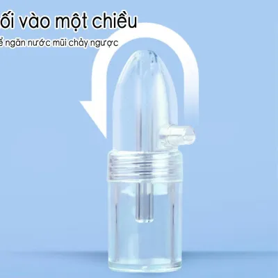 Máy Hút Mũi Cho Em Bé Dụng Cụ Vệ Sinh Mũi An Toàn Và Không Đau Thích Hợp Cho Trẻ Sơ Sinh Đầu Hút Silicon Mềm Bảo Vệ Chống Trào Trở Dễ Tháo Lắp Và Rửa Có Thể Tiệt Trùng