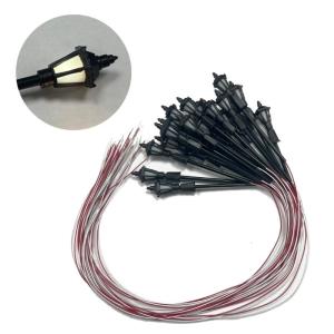 20x Model Street Lights Lamps Sand Table War Game Village Pathway Lantern Post Lamp Model Street Lights