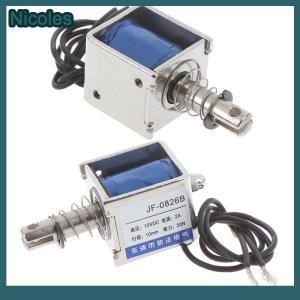 [Nicoles] JF-0826B แม่เหล็กไฟฟ้าโซลินอยด์แบบเปิดเฟรม2A 10มม. แบบ20N