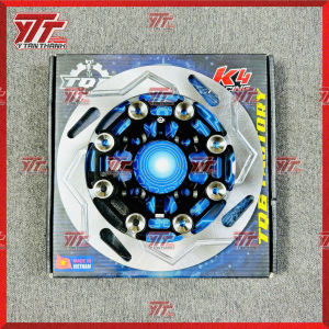 Đĩa thắng TQ6 mẫu K4 lòng nhôm 220mm MS01