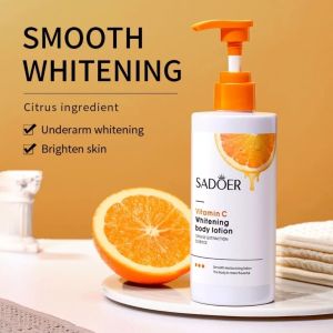 CAREHUB - SADOER Vitamin C Whitening Body Lotion Moisturizing Evenly Clean Delicate Brightening care hydration Moisture Repair drying Fresh Orange Essence Body Lotion 250g