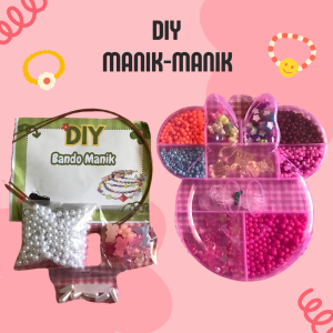 DIY Manik Manik gelang Mainan Anak Meronce Jewelry Kit Gelang Kalung Dan Bando Anak Kerajinan Tangan
