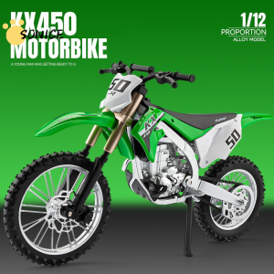 Mô Phỏng Mô Hình HợP Kim Xe Máy Địa Hình Kawasaki Kx450 Tỷ Lệ 1:12 Mô Hình Xe Máy Đúc Khuôn Quà Tặng Đồ Chơi Xe Hơi Bé Trai