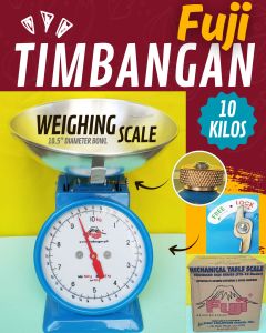 Fuji 10 kg. Flat Table Scale Timbangan 10 kilo Weighing Scale 10 kilos Dial Scale