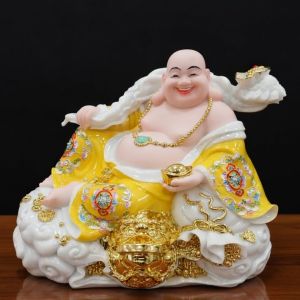 Tượng Phật Di Lặc Phú Quý Chất Liệu Đá Cao Cấp Mang Đến May Mắn Tài Lộc Phong Thủy Quà Tặng Tân Gia Chúc Mừng