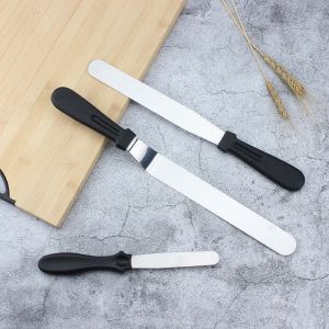 BY548 Pisau Poles Spatula buttercream stainless PLASTIK