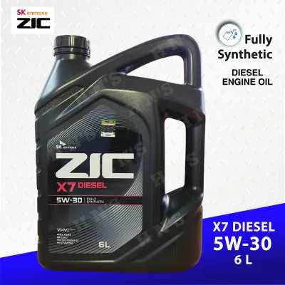 SK ZIC X7 DIESEL 5W-30 Fully Synthetic Motor Oil (6 Liters)