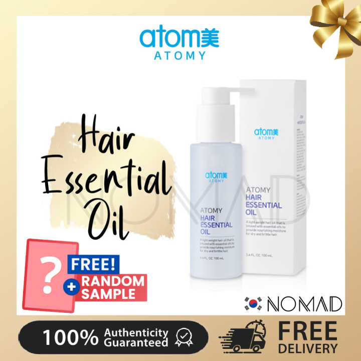 [Atomy] Hair Essential Oil 100ml / Lightweight Hair Oil Infused with Essential Oils for Normal