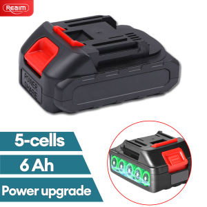 REAIM Brushless 450W Gerinda Baterai 4Inch Mesin Gerinda Baterai Tangan Cordless Angle Grinder