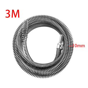 3/5/10 Meter Spring Drain Cleaner Drain Snake Wire Drainage Clog Remover Flexible Rod with Connector