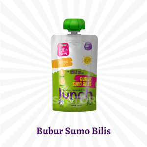 Little Nuur - The Green One Bubur Bayi Ready To Eat For 6 Months Baby 70g x 3Pack