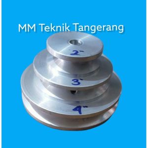 Pully susun A2+3+4 inch Allumunium Puli susun tingkat Pulley Poli Polli A 2 + 3 + 4 inchi Polli A2"+3"+4" Polly A 2" 3" 4" Pulli Puli Polley A 2+3+4 " All Aluminium