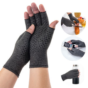 NEENCA Găng Tay Nén Tay Chống Viêm Khớp Găng Tay Đạp Xe Giảm Đau Cơ Giảm Đau Thấp Khớp Bằng Vải Thấm Hút Ẩm & Thoáng Khí Không Ngón Găng Tay Tập Thể Dục Câu Cá Khớp