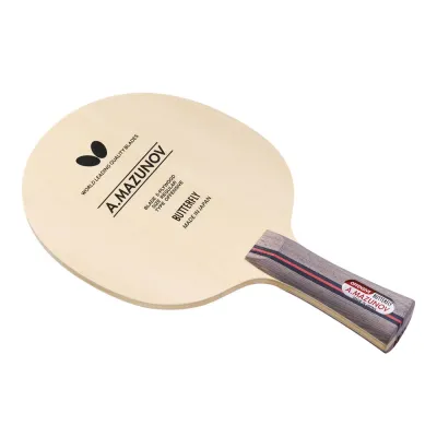 Butterfly | A. Mazunov | Table Tennis Blade | FL Grip | 5 Ply All Wood | SG Distributor