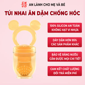 Túi nhai Ăn Dặm chống hóc cho bé mọc răng tập ăn hoa quả an toàn 0.2 mm