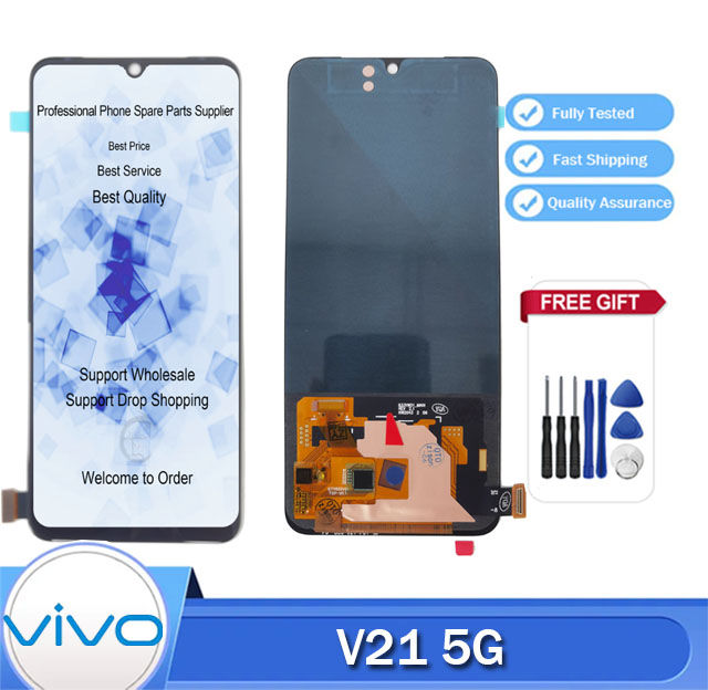 LCD For Vivo V21 5G Display V2050 LCD Screen Touch Panel Digitizer