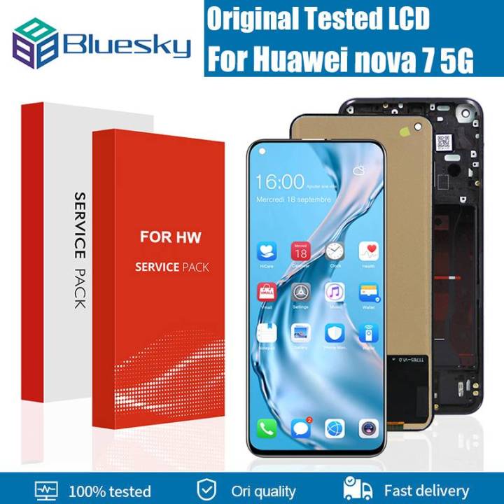 Bluesky 100% Tested For Huawei Nova 7 5G Display For Honor 30 BMH-AN10 ...
