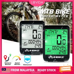LOVIDA Malaysia Waterproof Bicycle Computer Wireless MTB Road Bike Odometer Multifunction Cycling Stopwatch Speedometer