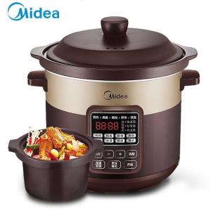 Midea Stew Pot WTGS401 Ceramic Porridge Soup 4L Electric Stew Pot Electric Casserole Electric Slow Cookers