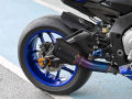 ไทเทเนียมอัลลอยด์สำหรับรถจักรยานยนต์ยามาฮ่า R6 YZF-R6 2017-2021ท่อไอเสียท่อไอเสียคาร์บอนไฟเบอร์การแข่งขันความเร็วท่อไอเสียเชื่อมท่อคอแบบเลื่อน YZF-R6. 