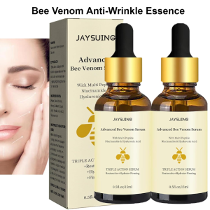 Bee Venom Firming and Wrinkle-Reducing Essence Bee Venom Firming Essence repairs nasolabial folds and moisturizes dull antiwrinkle skin