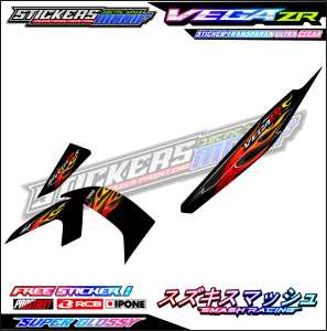 STRIPING VARIASI YAMAHA VEGA ZR / STICKER LIST MOTOR YAMAHA VEGA ZR