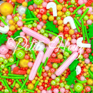[250g/500g] Cheapest HALAL Christmas Theme Xmas Sprinkle Sugar Ball Cake Decoration
