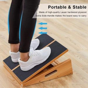 【Next-Day Delivery】Professional Wooden Slant Adjustable Incline Calf Ankle Stretcher Stretch Stretching Board