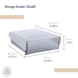 Ready Stock Under Table Hidden Transparent White Drawer Tray Box Rack Storage Organizer Stationery Pencil Pen Makeup Cosmetic Cable Study Desk Desktop Computer Office Home Living Household Furniture Bedroom Student Save Space Adjustable Muji Style Cheap