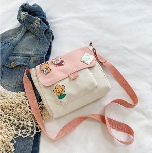 Tas Kanvas Tas Ulzzang Versi Korea Tas Murah Import / Tas imut lucu berkualitas / Tas kekinian
