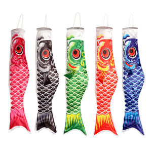 Teabelle 70cm Koi Nobori Carp Wind Sock Koinobori Fish Flag Yard Hanging Decor