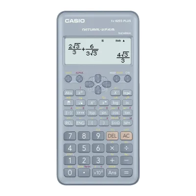 CASIO FX-82ESPLUS BK - Kalkulator Sekolah/Kuliah - Scientific/Saintifik - 252 fungsi