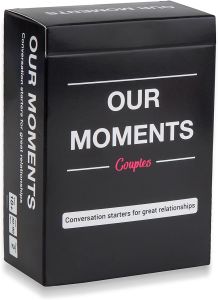 OUR MOMENTS COUPLES 100 THOUGHT PROVOKING CONVERSATION STARTERS FOR GREAT RELATIONSHIPS FUN CONVERSATION CARDS FOR COUPLES