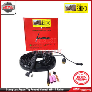 Stang Las Argon Tig Pencet Manual WP-17 Rhino