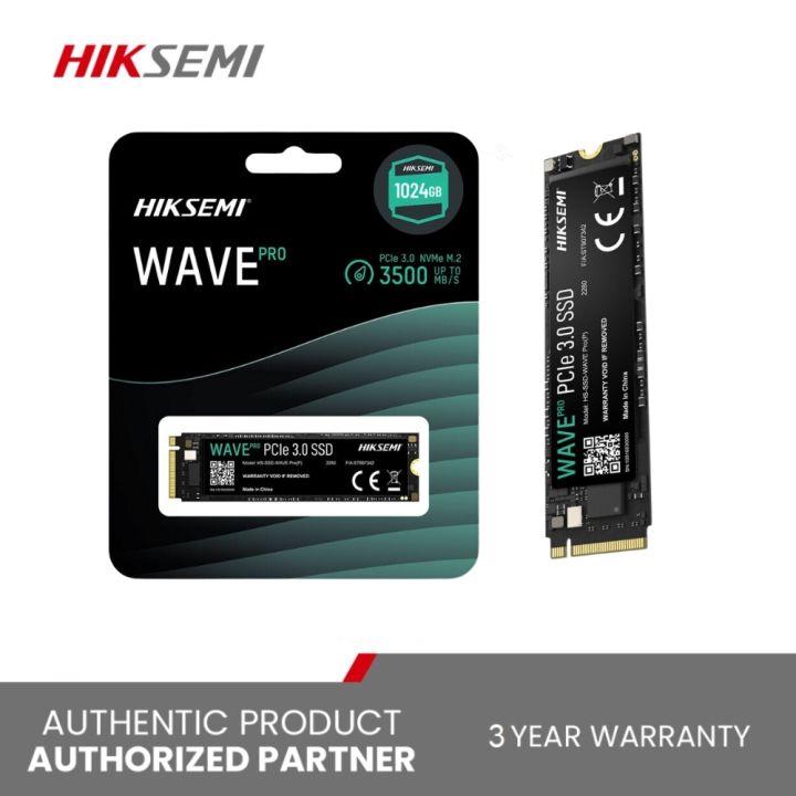 Hiksemi HS-SSD-WAVE Pro (P) 2280 PCIE NVME Solid State Drive 256GB,  512GB, 1TB, 2TB Hiksemi SSD Lazada PH