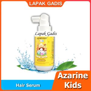 Lapak Gadis Azarine Kids Hairtopia Nutrition Serum 100ml with 3in1 Benefits Serum Penumbuh Rambut Bayi & Anak PARABEN FREE Tidak Perih di Mata