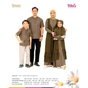 NIBRAS HYRA - OLIVE  SARIMBIT 2025 TERBARU AGEN MURAH BUSANA MUSLIM INDONESIA