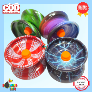 MAINAN ANAK YOYO TALI SERU MAINAN JADUL BEARING BESI LONCER ATRAKSI SPORT OLAHRAGA SKILL